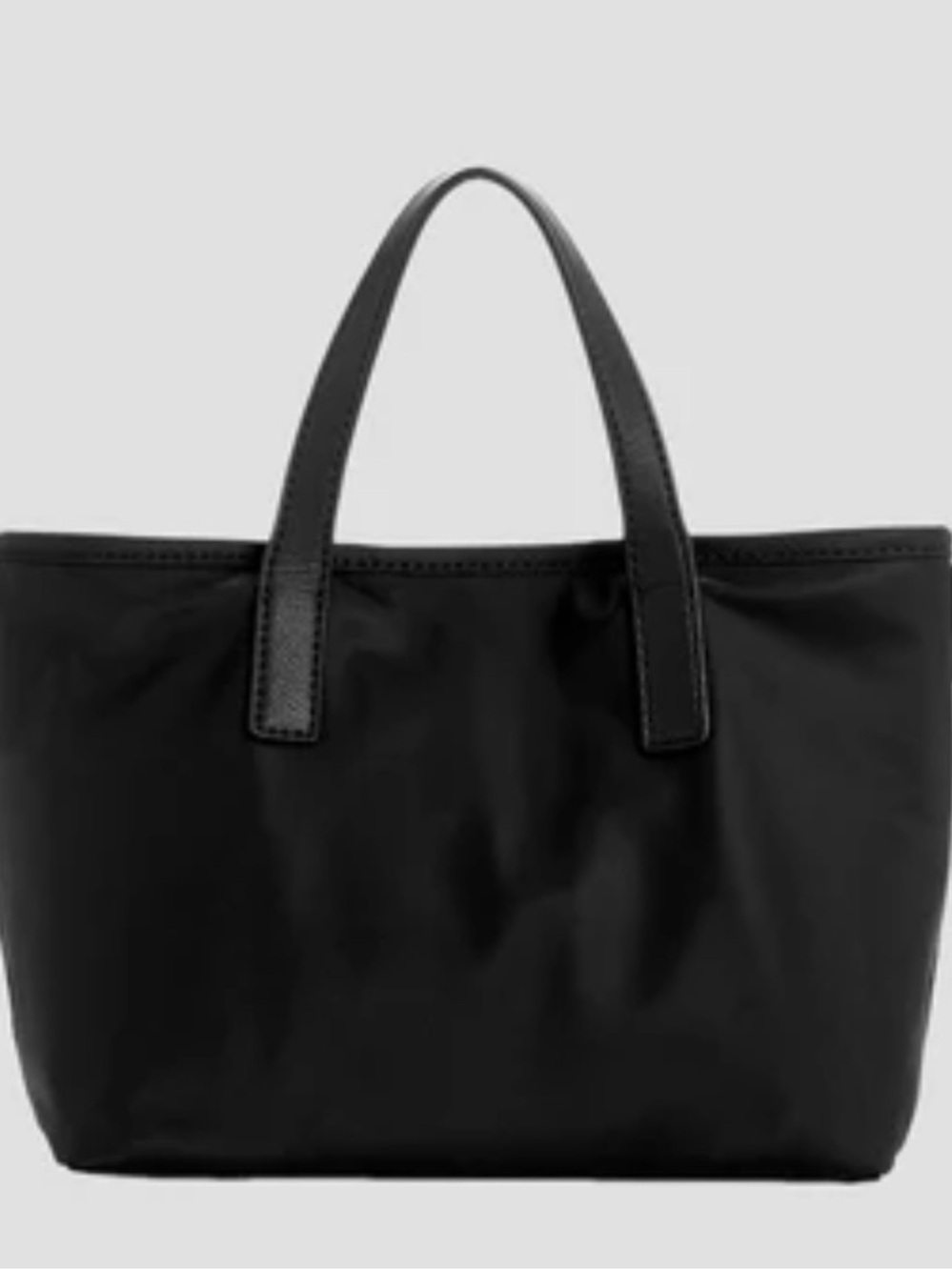 Guess Black Satchel with Gold Triangle Logo - Picture 6 of 10